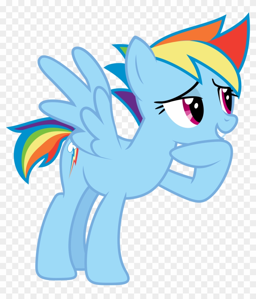 Alternate Hairstyle, Artist - Mlp Short Hair Rainbow Dash Clipart #1511257