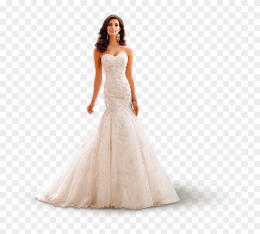 Bride - Transparent Wedding Dress Png Clipart
