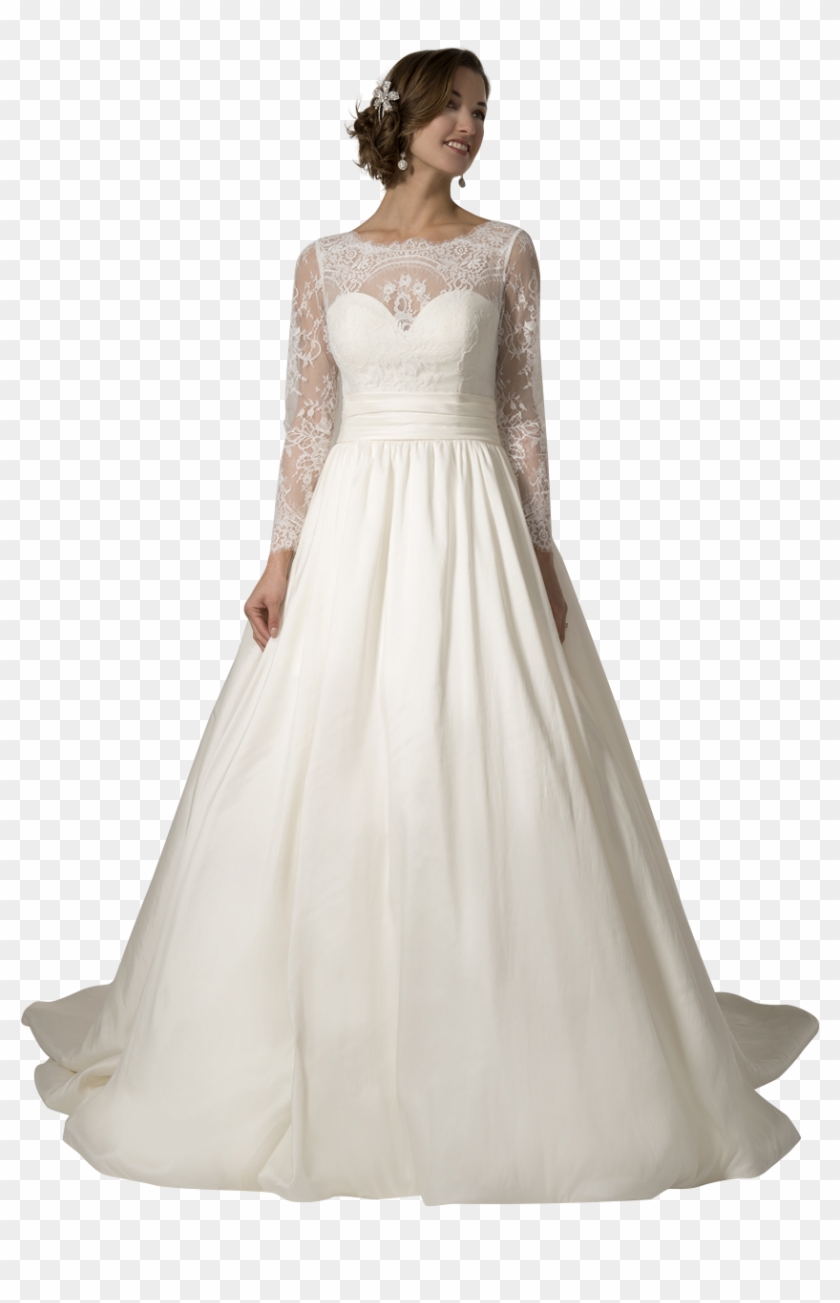 Princess Serenity Style Wedding Dress With Venus Bridal - Wedding Dress Bride Png Clipart #1512090