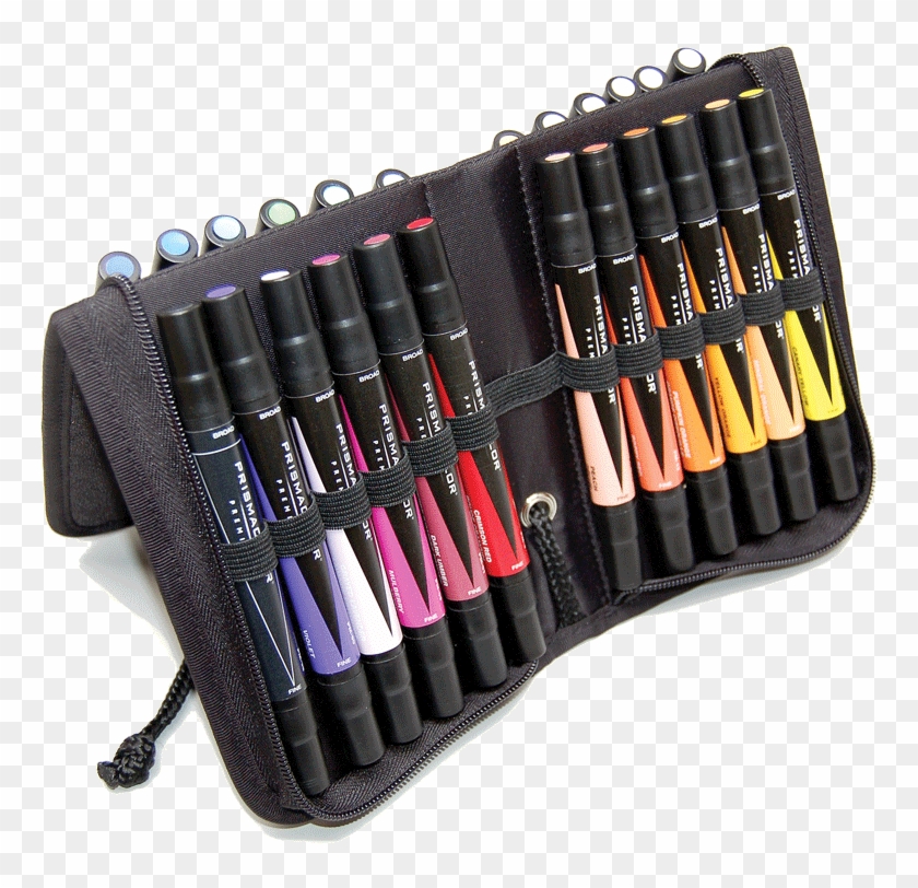 View Larger Image - Prismacolor 24 Color Marker Set With Case Clipart