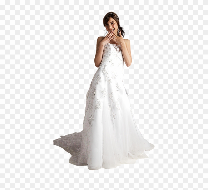 Bride - Girl In Wedding Dress Png Clipart #1512444