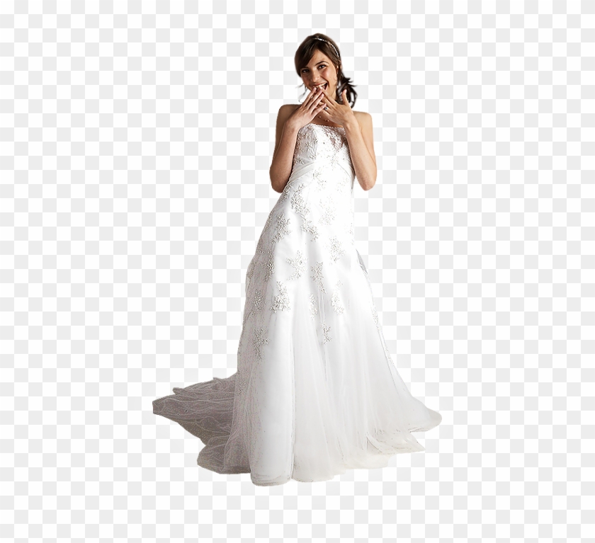 Bride - Girl In Wedding Dress Png Clipart