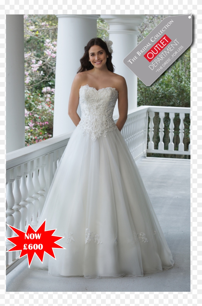 Outlet Gowns Are Constantly Sold And Added But Here - Sincerity Bridal 4026 Clipart