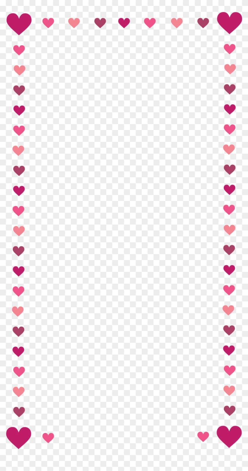 Heart Frame - Sweet 16 Invitations Clipart #1512624