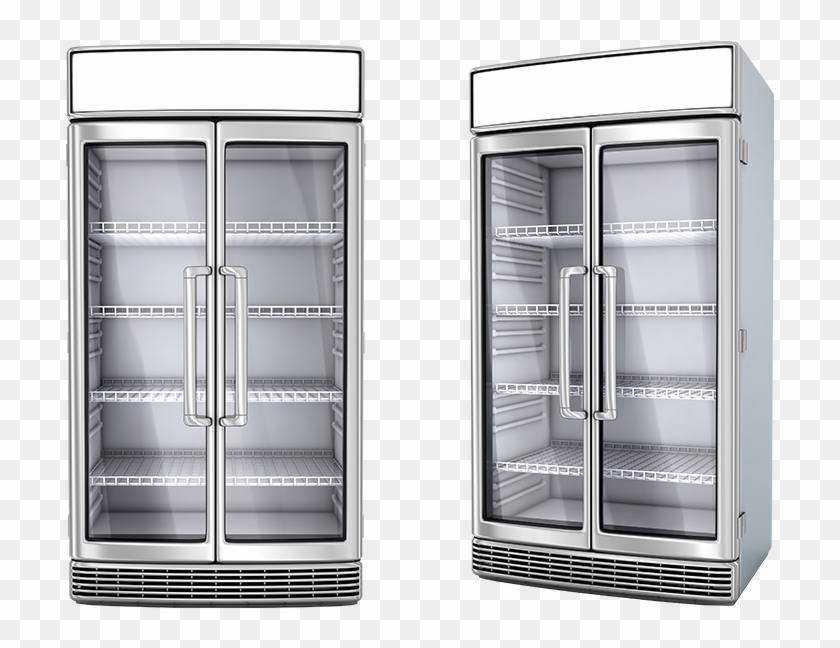 Io™ Monitors The Cold Storage Environment To Keep Food - Showcase Refrigerator Illust Clipart #1512743