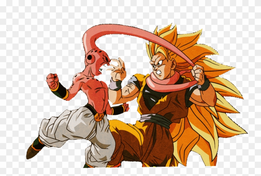 Fotos De Dbz Png - Goku Vs Majin Buu Png Clipart #1512966