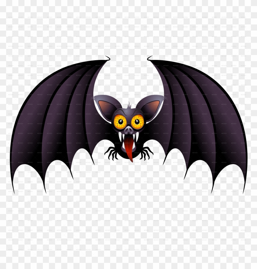 Cartoon Halloween Bat Clipart