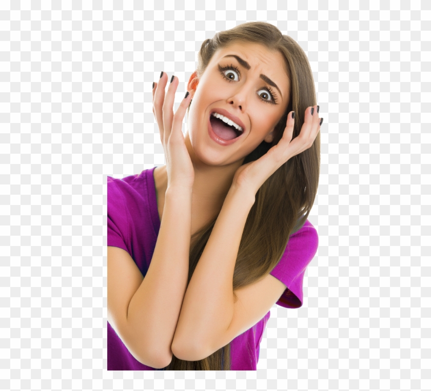 Scared Girl Png - Claves Del Lenguaje Corporal Clipart