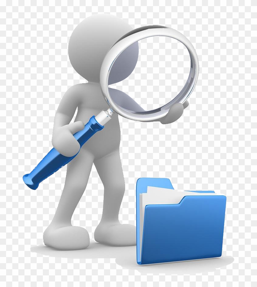 Loupe Png Photo - Research Man Clipart #1513644