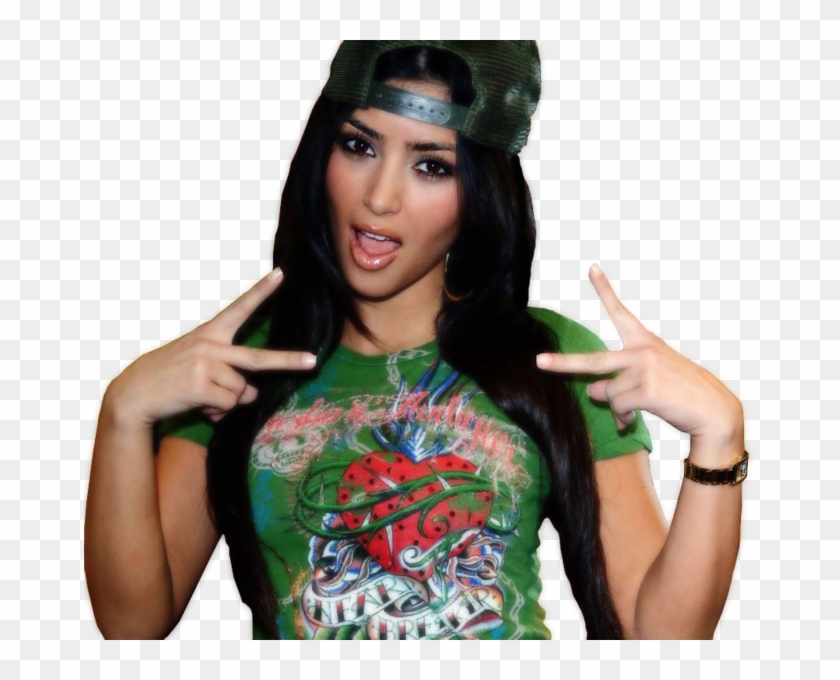 Kim Kardashian - Ed Hardy Early 2000s Clipart