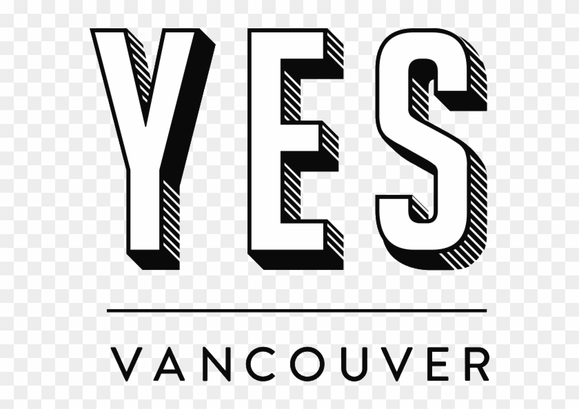 Yes Vancouver Logo - Black-and-white Clipart