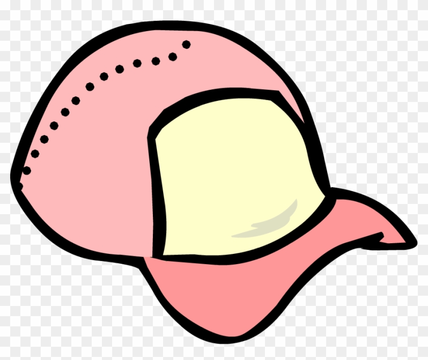 Pink Ball Cap - Hat Club Penguin Clipart #1513758