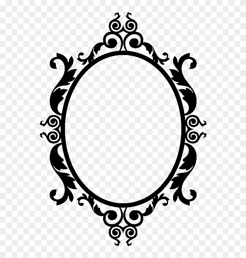 Cadre Oval Png - Vintage Oval Frame Clipart Transparent Png #1513872