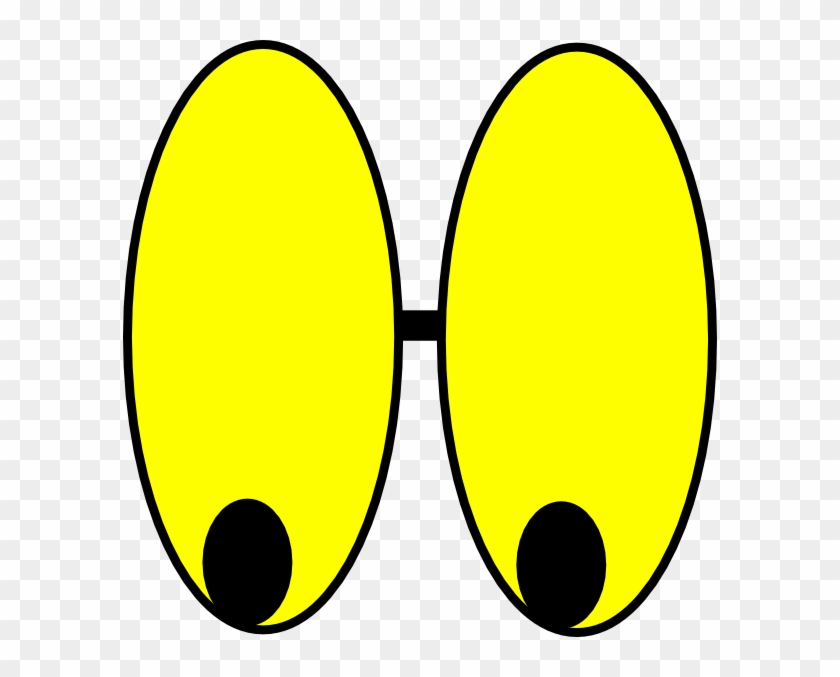 Cartoon With Yellow Eyes Clipart