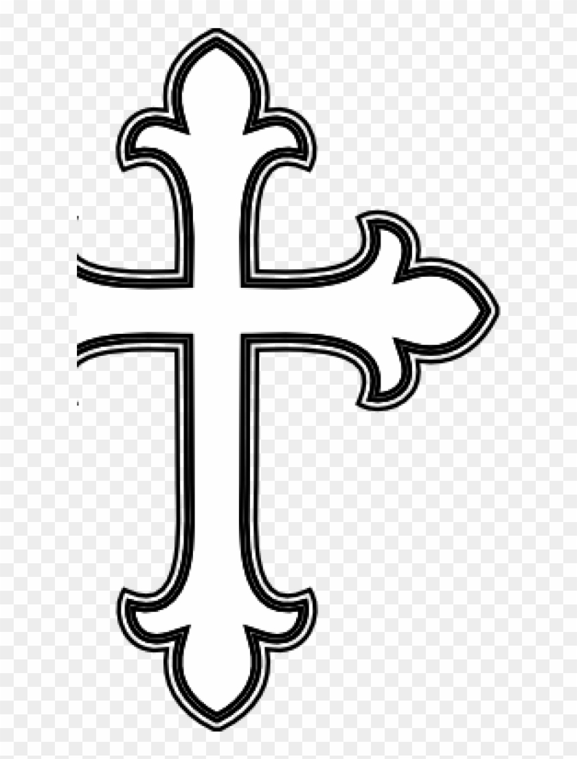 Cross Clipart Black And White Png Transparent Png #1514333