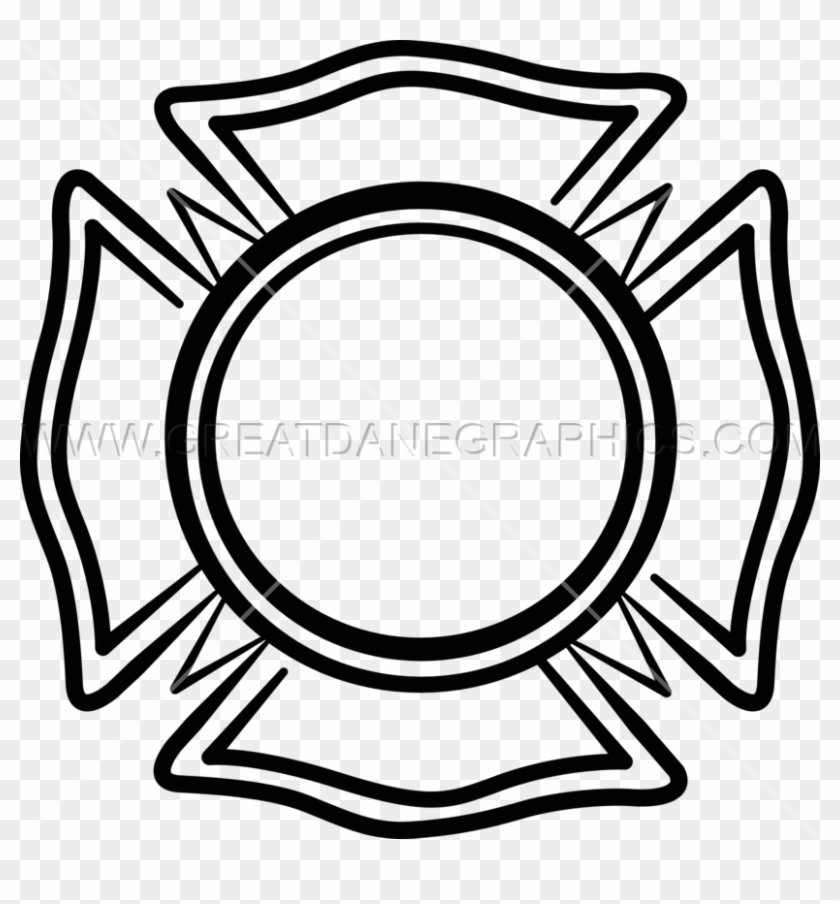 Emergency Maltese Cross Production Ready Artwork For - Redwood City Fire Department Logo Clipart