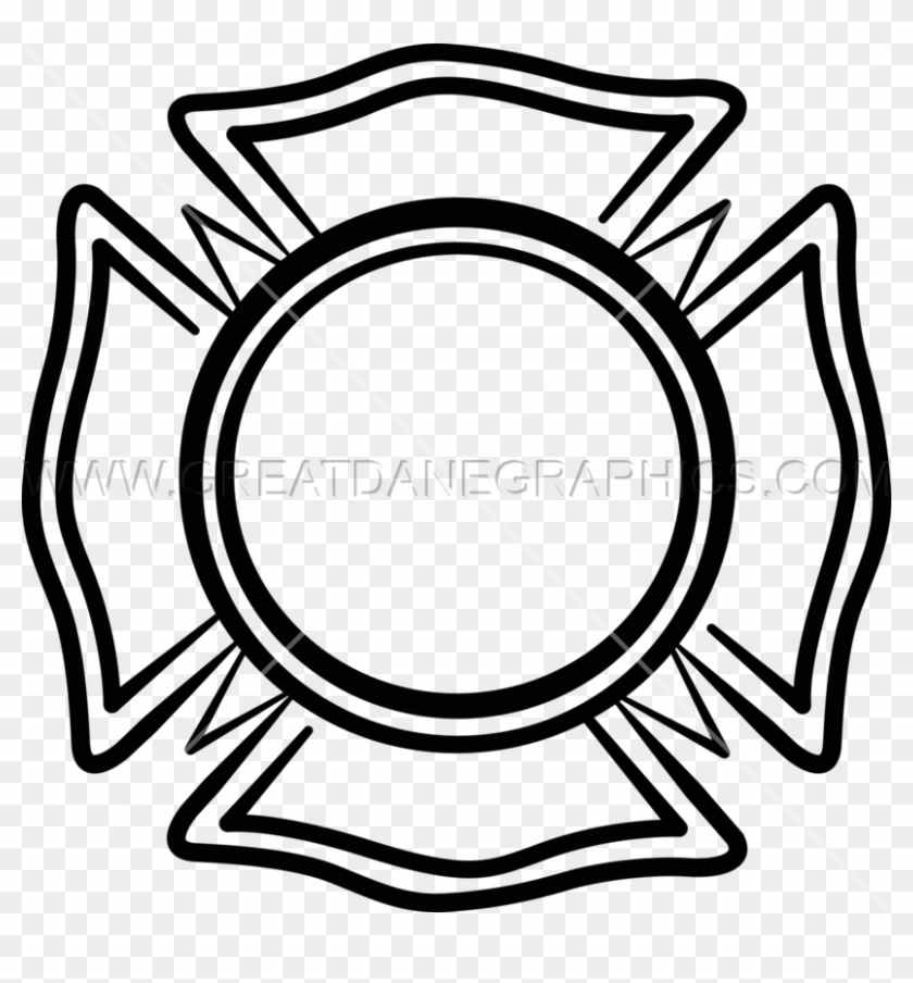 Emergency Maltese Cross Production Ready Artwork For - Redwood City Fire Department Logo Clipart #1514927