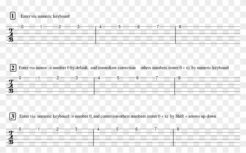 4test Tab Png - Sheet Music Clipart