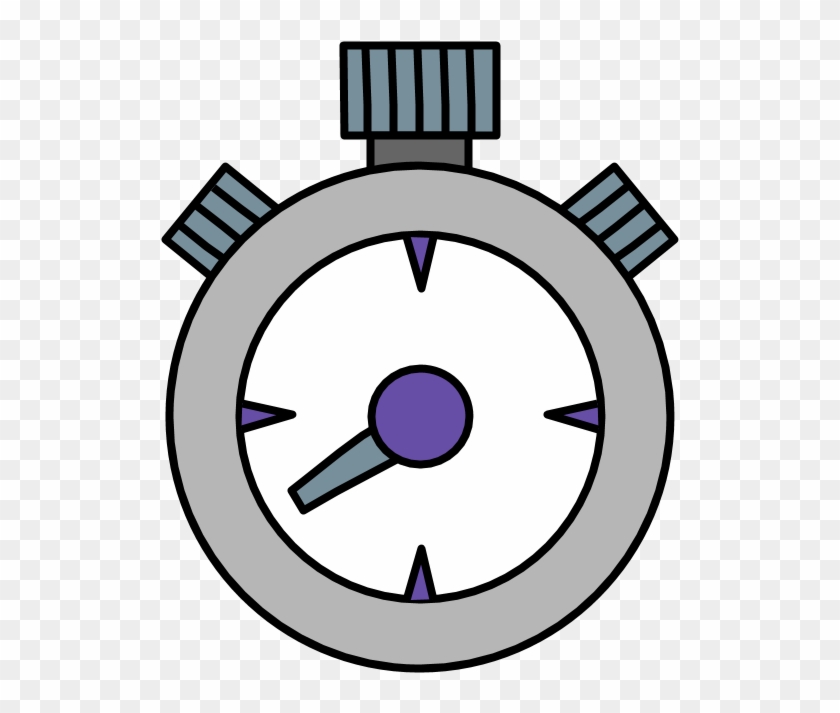 Stopwatch, Silver, Purple, Png Stopwatch - Fk Teplice Clipart #1515003