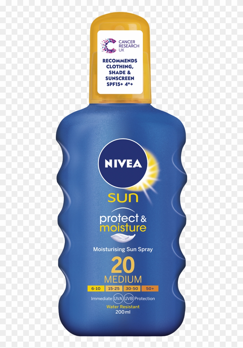 Sunscreen Png - Nivea Sun Spray Clipart