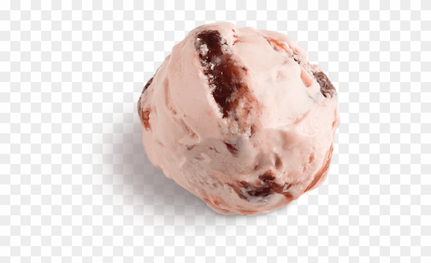 Strawberry Ice Cream Scooped - Soy Ice Cream Clipart
