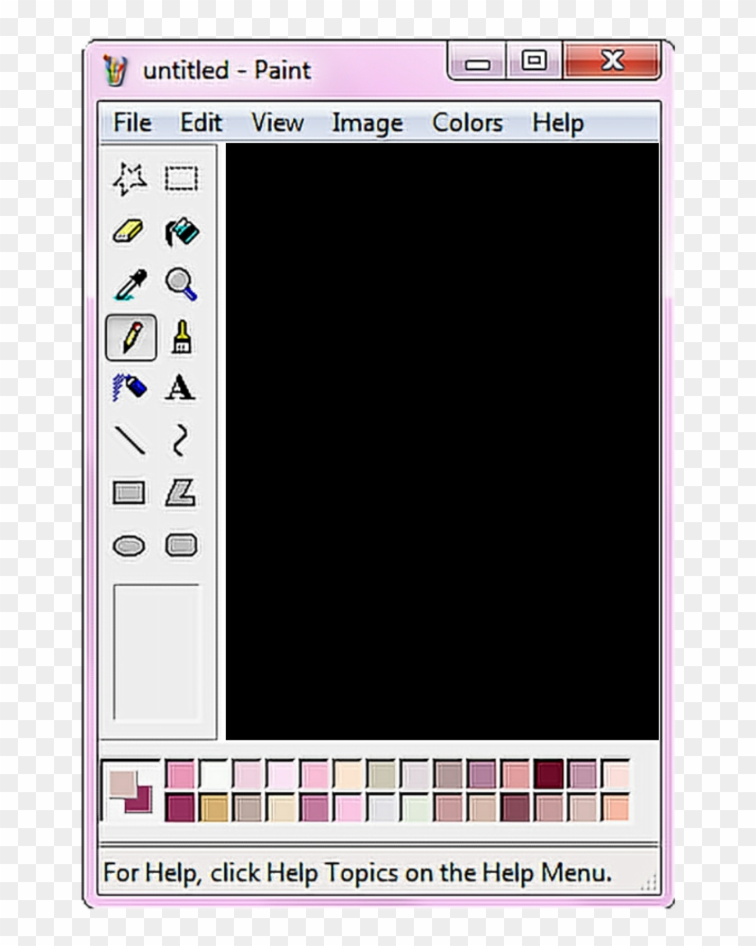 #aesthetic #vaporwave #computer #tab #paint - Window Notepad Aesthetic Png Clipart #1515303