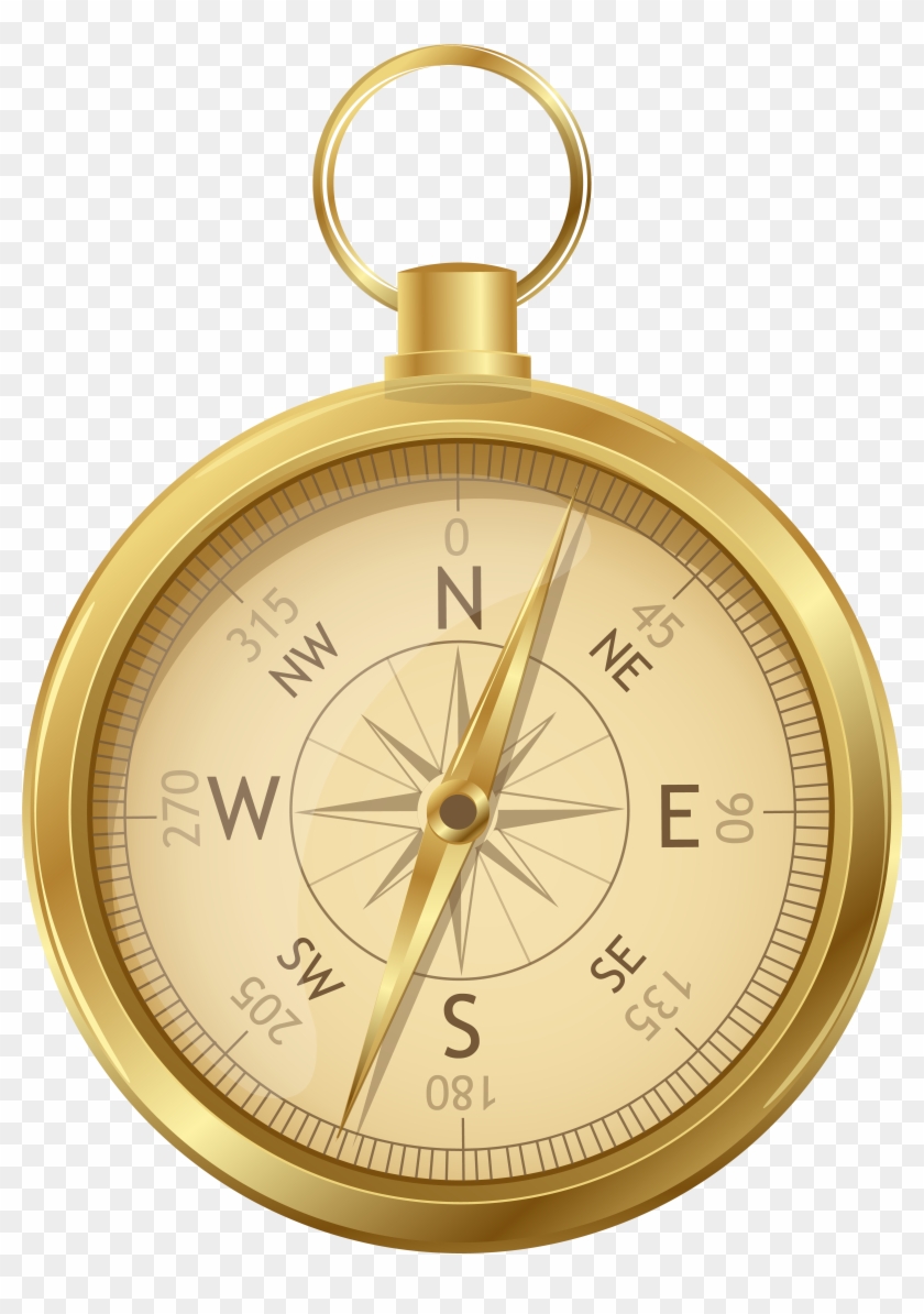 Gold Compass Transparent Png Image Gallery Yopriceville - Gold Compass Clip Art #1515511