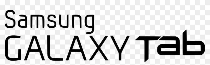 Galaxy Tab Logo - Samsung Galaxy Tab Font Clipart #1515585
