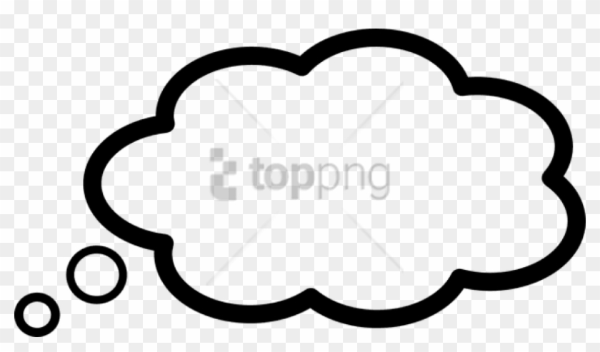 Free Png Thinking Cloud Png Png Image With Transparent - Thinking Clipart