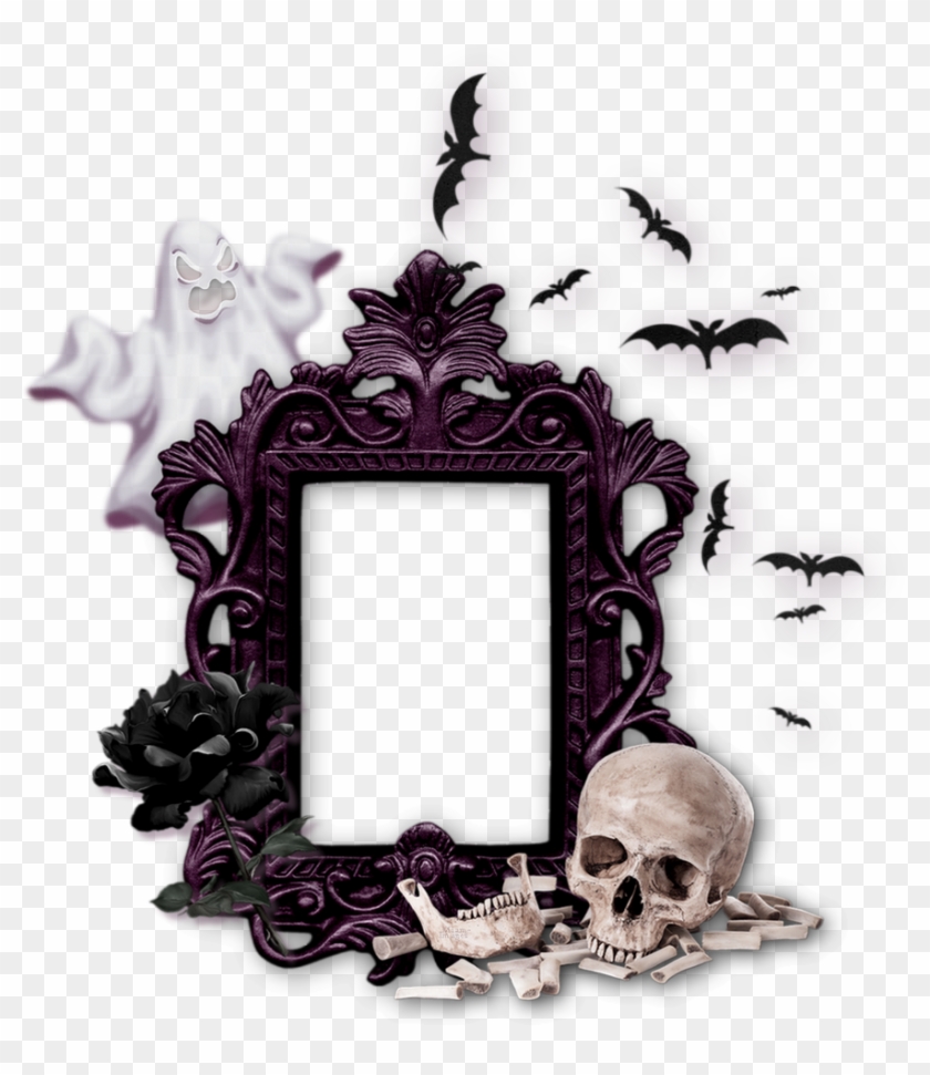 Cadre Png Gothique, Halloween - Picture Frame Clipart #1516910