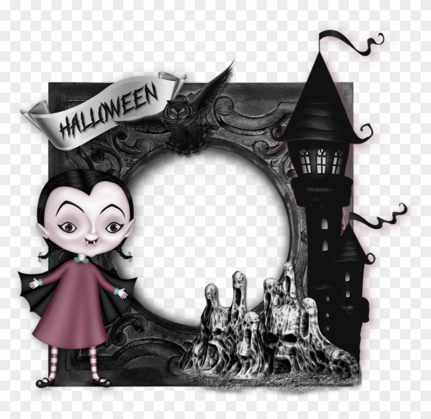 Cadre Photo Halloween, Gothique / Gothic Frame Png - Cartoon Clipart #1517106