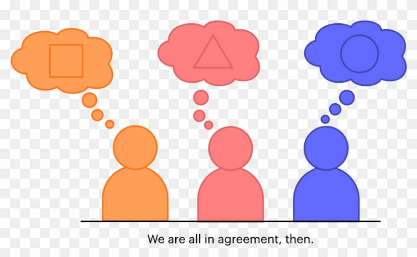 Thinking You Are In Agreement When You Aren't Clipart #1517156