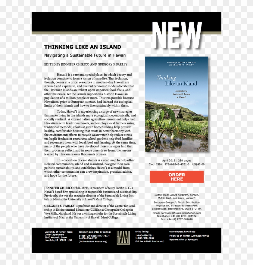 "thinking Like An Island - Brochure Clipart #1517184