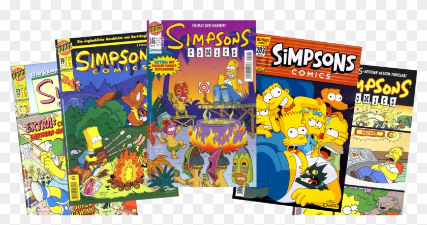 Simpsons Comics German Logo - Cartoon Clipart #1517639