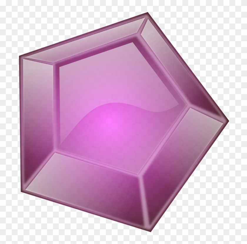 Gemstone Purple Diamond Lilac Violet - Purple Gemstones Clipart - Png Download
