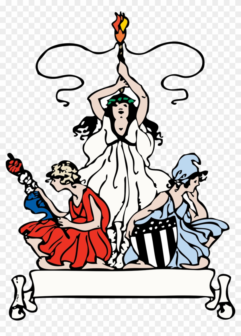 Patriotic Women - Woman In Media Clipart - Png Download