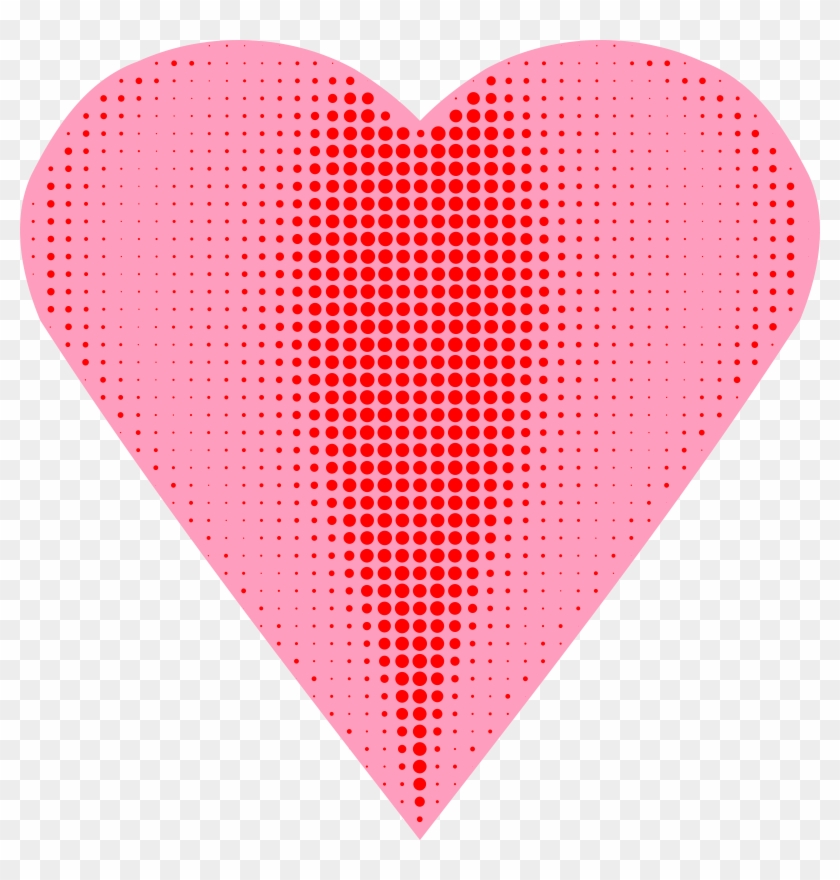 This Free Icons Png Design Of Heart Halftone Clipart #1518648
