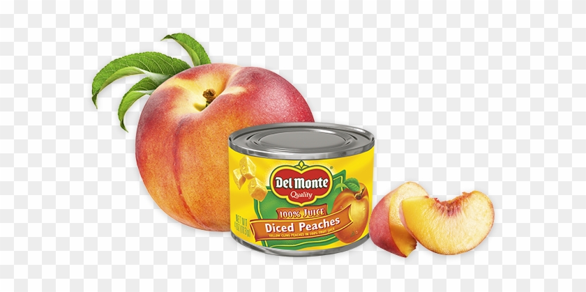 Diced Yellow Cling Peaches In 100% Juice - Monte Clipart #1519138