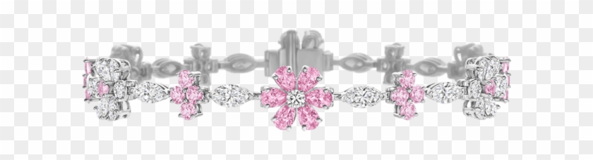 Main Navigation Section - Pink Sapphire And Diamond Bracelet Clipart