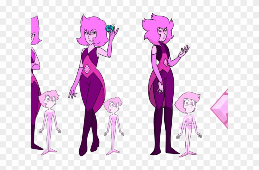 Drawn Diamonds Pink Diamond - Pink Diamond And Pearl Clipart