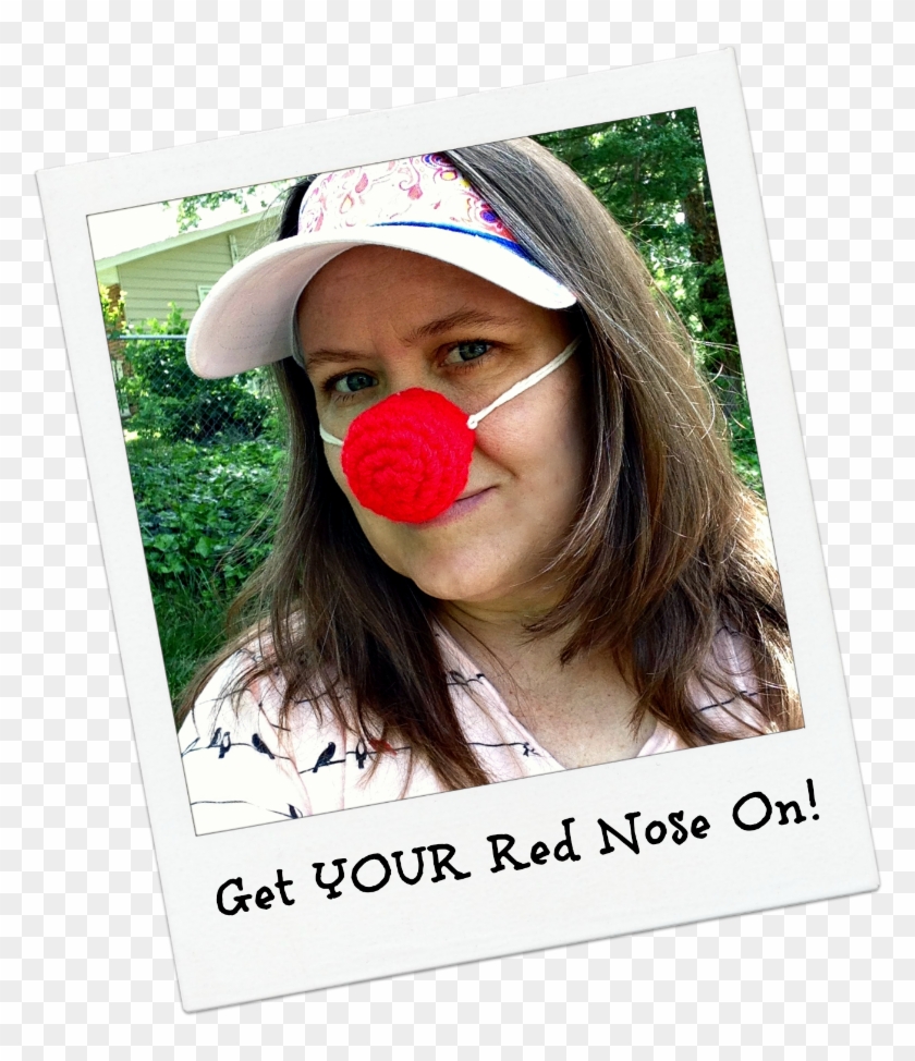It's Time To Get Your Red Nose On - Girl Clipart