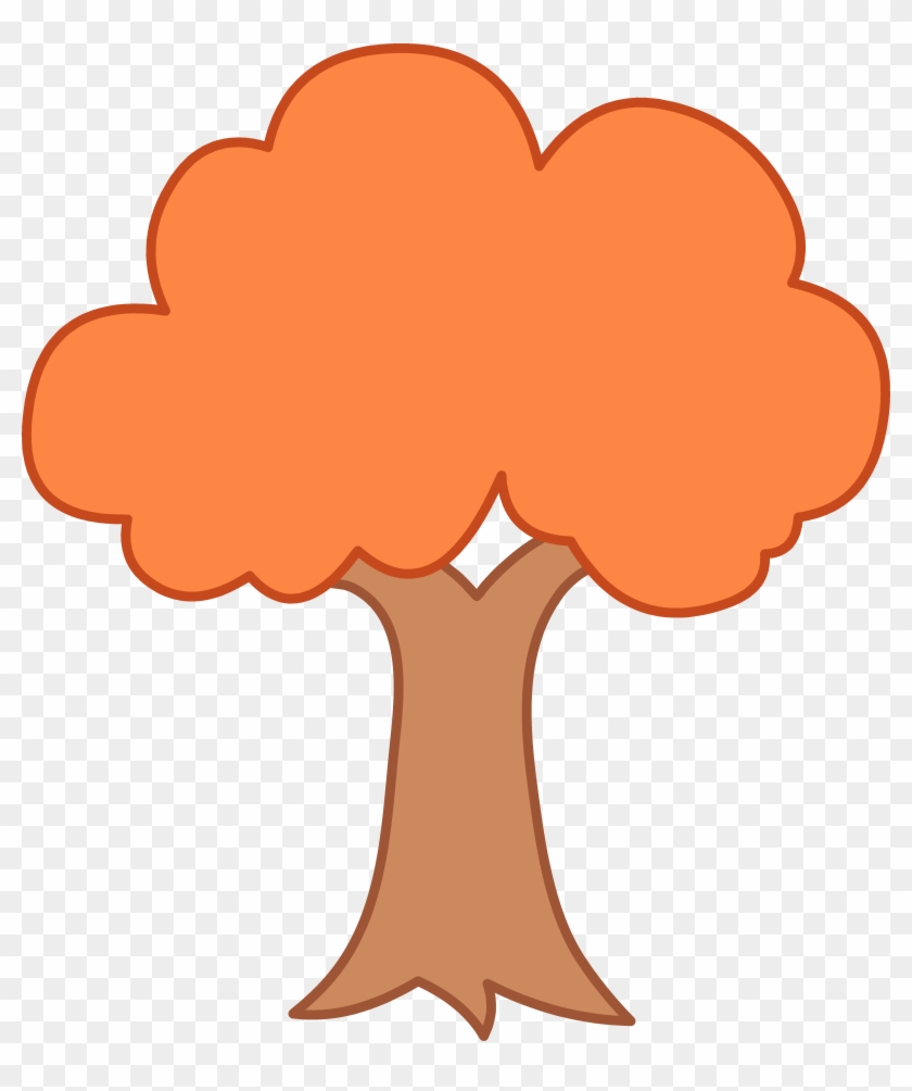 Simple Fall Tree Clipart - Save Tree Save Water - Png Download