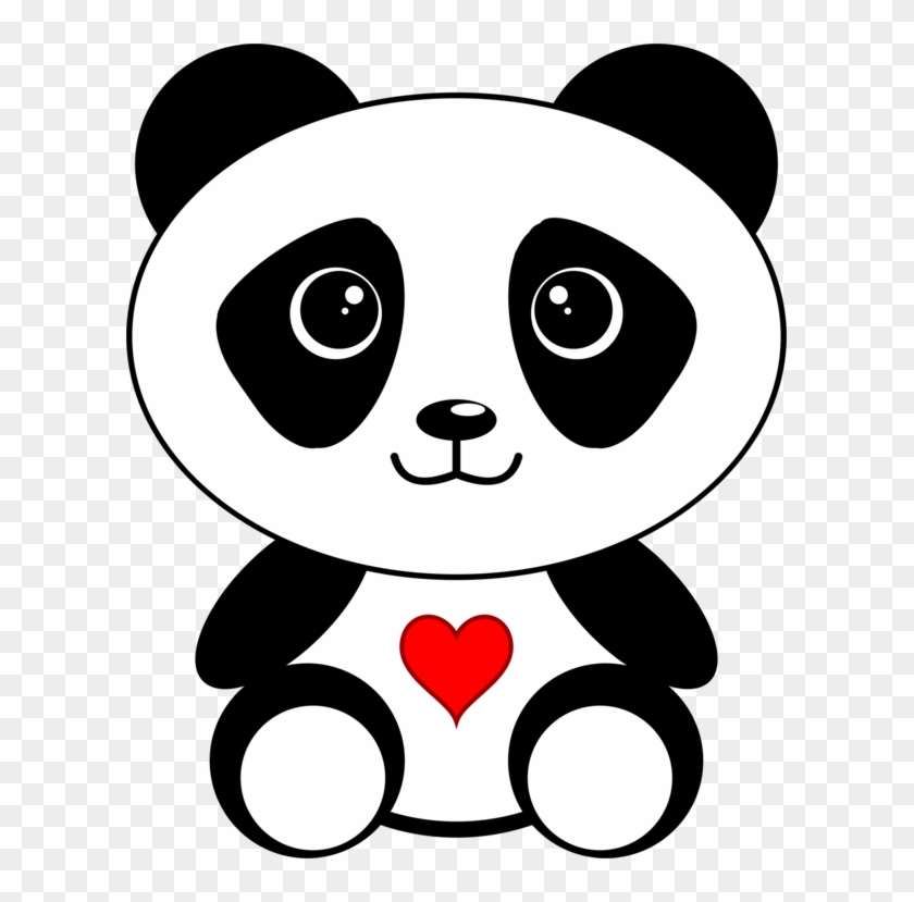 Giant Panda Bear Red Panda Coloring Book Panda Kawaii - Cute Cartoon Panda Face Clipart #1519898