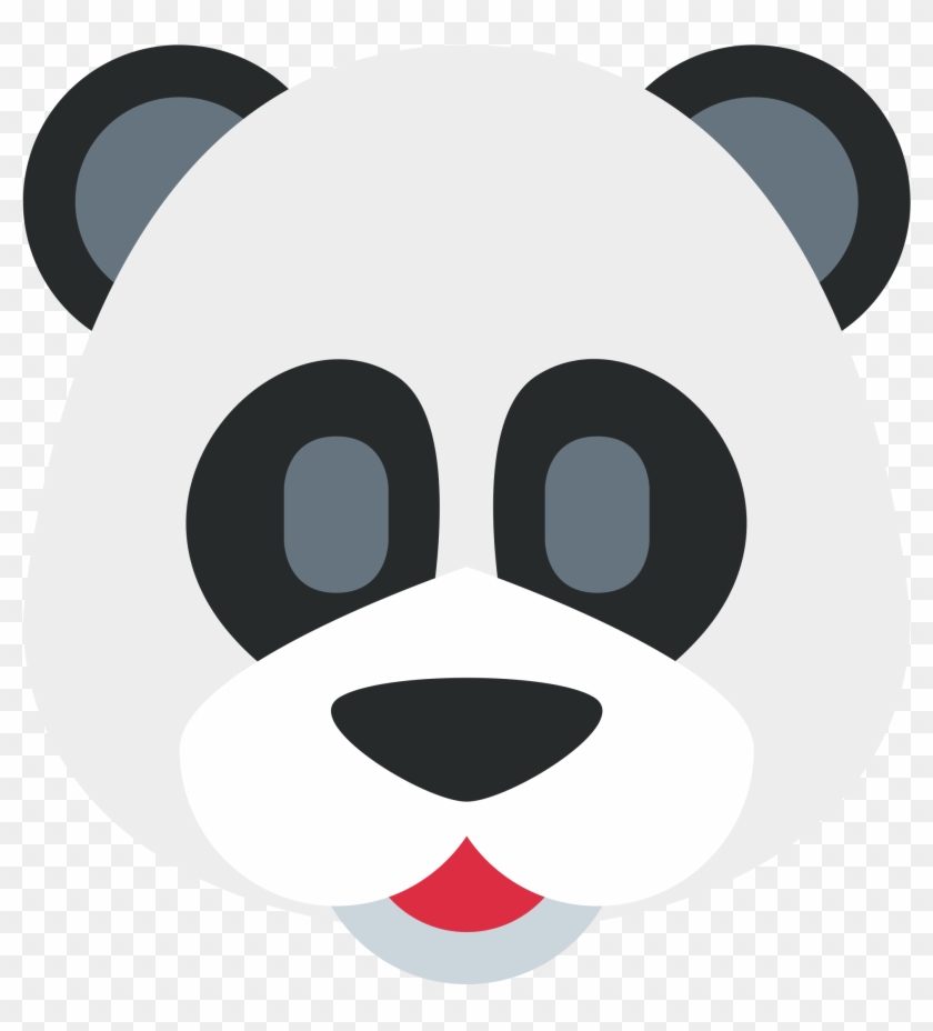 Panda Face - Emoji Panda Clipart #1519958