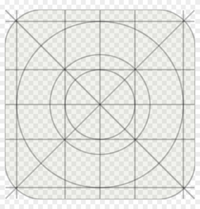 Iphone 7 Clipart Iphone Icon - Transparent Ios App Icon Template - Png Download