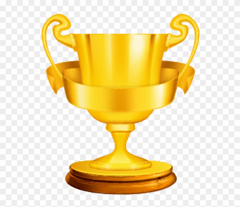 Golden Cup Illustrator Png Download - Trophy Vector Clipart