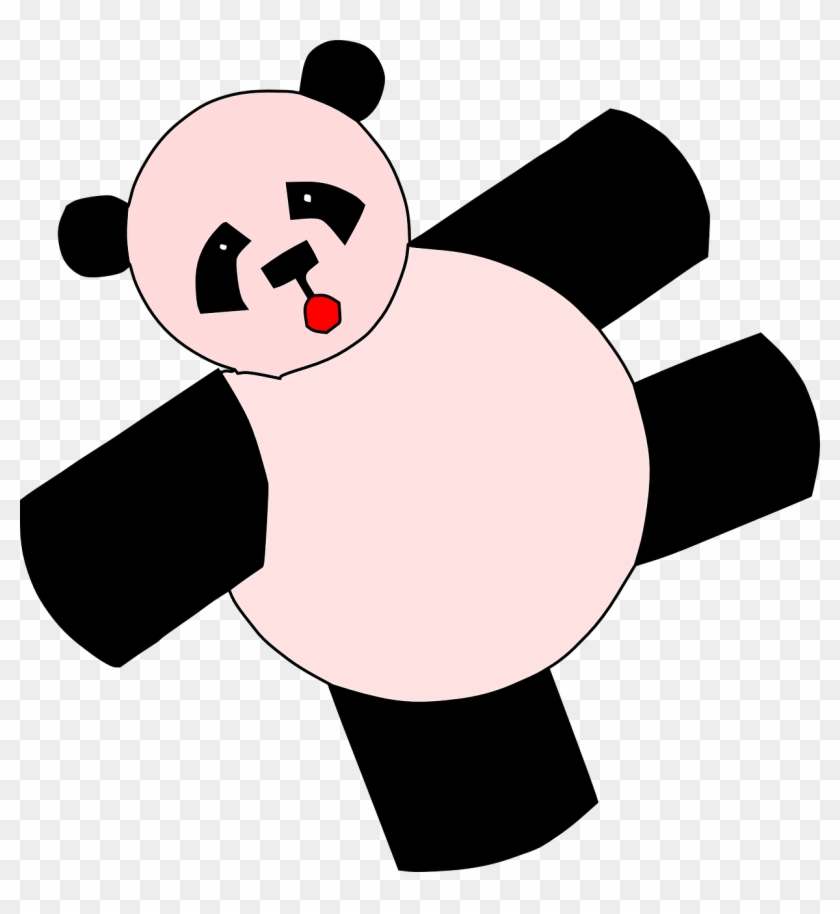 Panda - Cartoon Panda Bear Clipart #1520654
