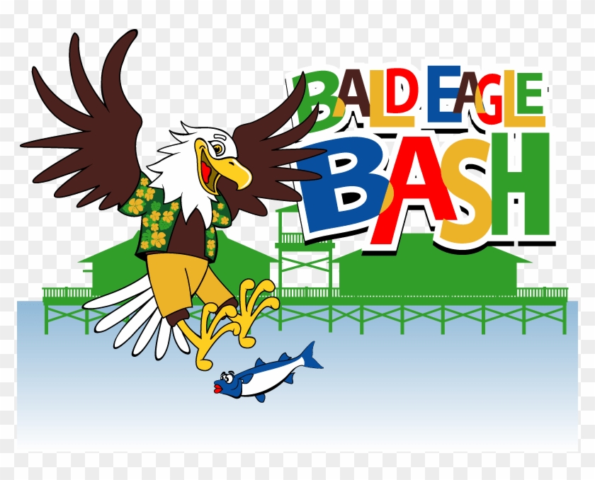 Bald Eagle Bash - Cartoon Clipart