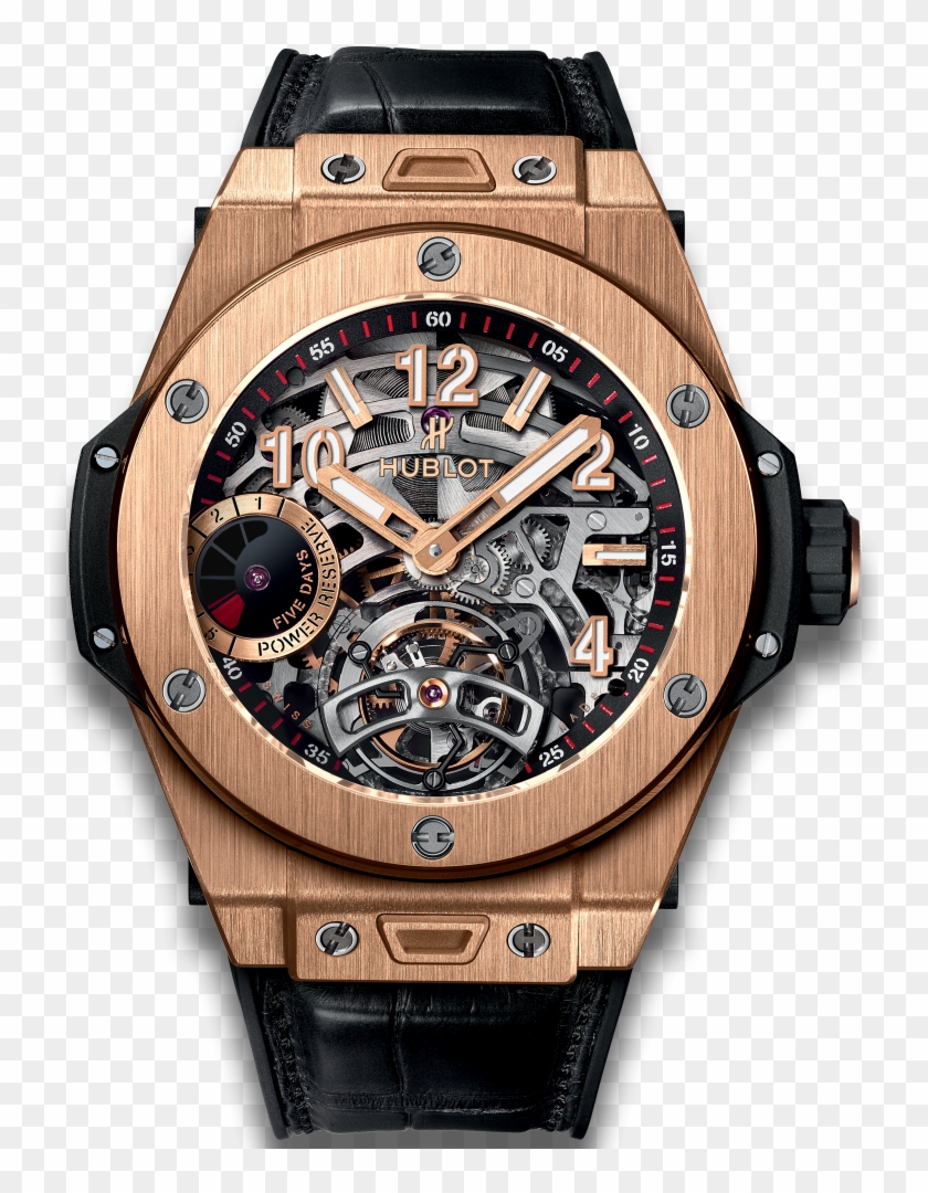 Big Bang Tourbillon Power Reserve 5 Days King Gold - Hublot Big Bang Squelette Clipart #1520809