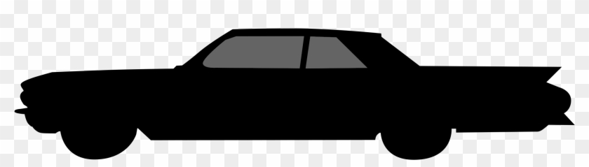 2400 X 725 8 - Old Car Silhouette Png Clipart #1520847